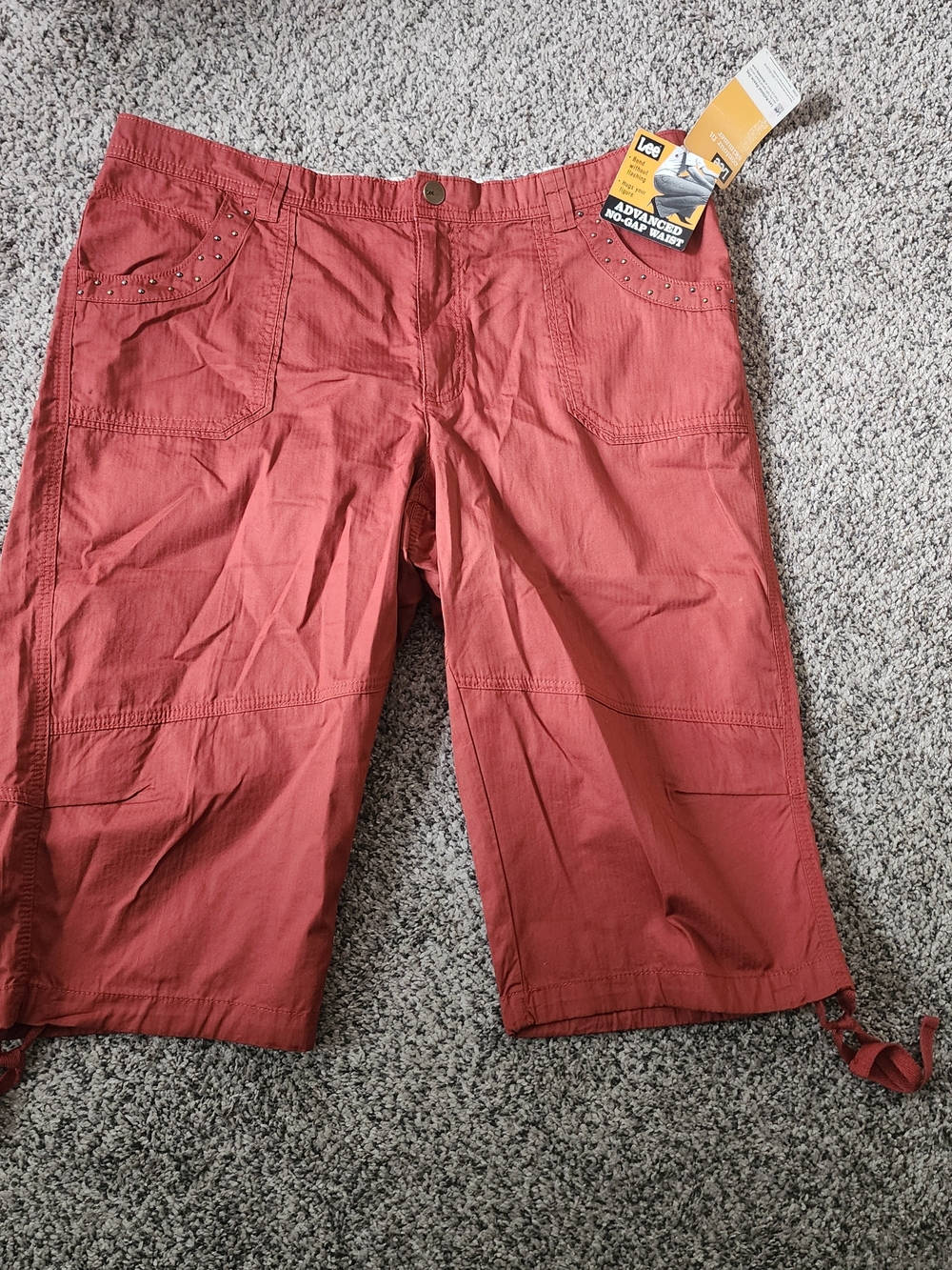 Lee Womens Rust Capris